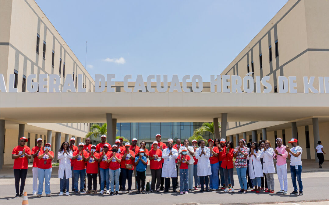 Acção Social no Bloco de Oncologia Pediátrica do Hospital Heróis do Kifangondo